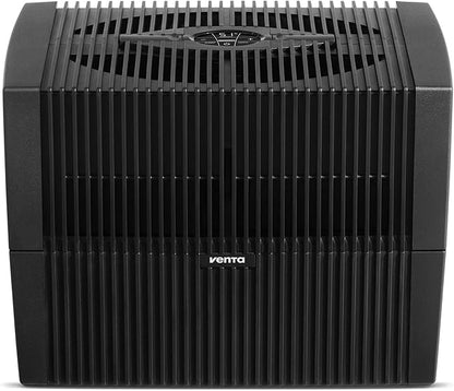 Venta LW45 Comfort Plus Humidifier in Black - Filter-Free Evaporative Humidifier for Spaces up to 645 ft²