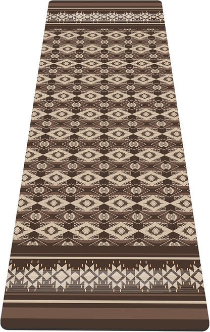 nuveti Yoga Mat Print Extra Thick TPE Non Slip Fitness Exercise Mat with Carrying Bag,72"x24" Extra Thick 6MM Exercise & Workout Mat for Yoga, Pilates Fitness and Floor Exercises