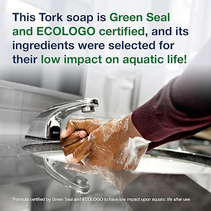 Tork Hand Sanitizing Alcohol Foam 18oz, Helps Kill Common Germs, 12 x 18oz, 400022