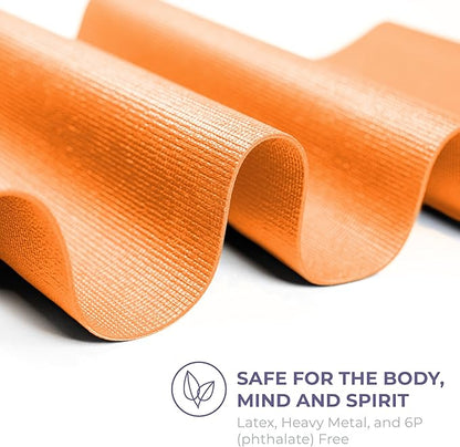 Sunshine Yoga Voyage Yoga Mat, 10 Pack, 72" x 24" Professional Studio and Gym Bulk Yoga Mats, 5mm Thick, Durable, Anti-Tear, Non Slip Fitness and Exercise Mats