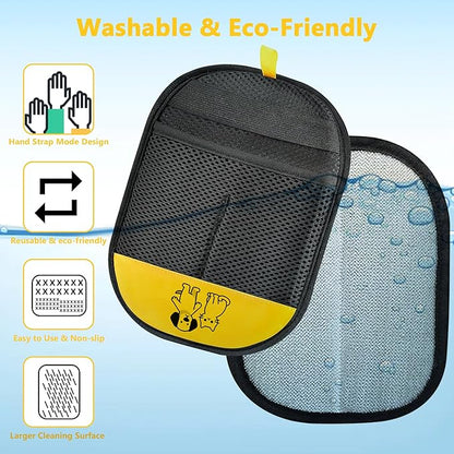 Pet Hair Removal Glove – Electrostatic Grooming Mitt for Dogs & Cats, Gentle Deshedding & Fur Removal Tool for Pets, Furniture, Car Seats, Clothing & Sofas, Reusable & Easy to Clean