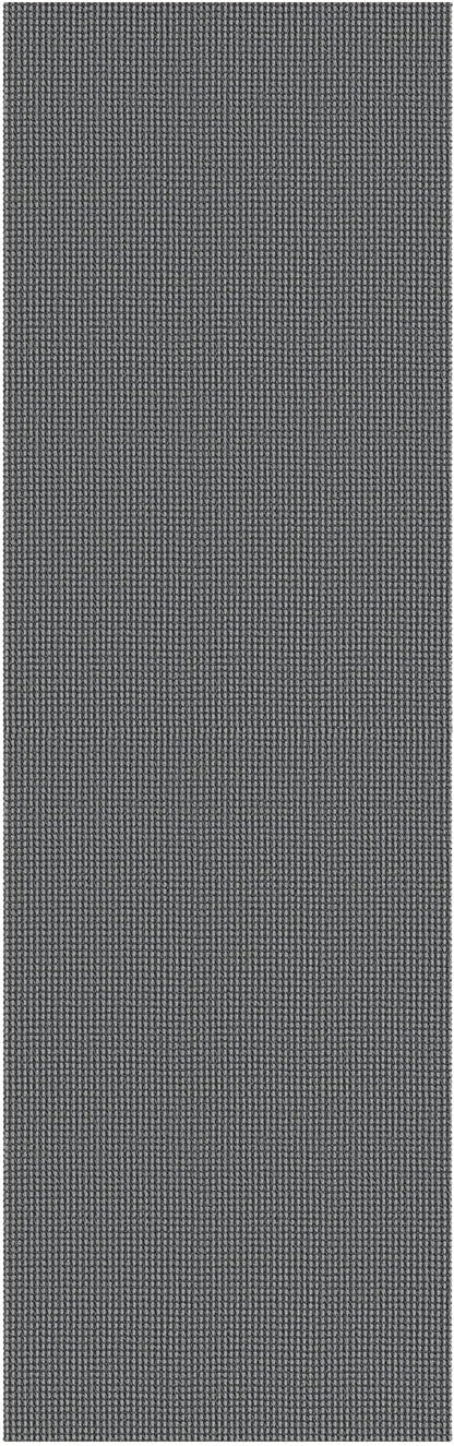 Braided Runner Rug 3x10 Ft Washable Runners for Hallways Non Slip Rubber Backed Kitchen Runners Cotton Long Entryway Runner Indoor, Woven Carpet for Hall Kitchen Entryway, Dark Grey/Grey