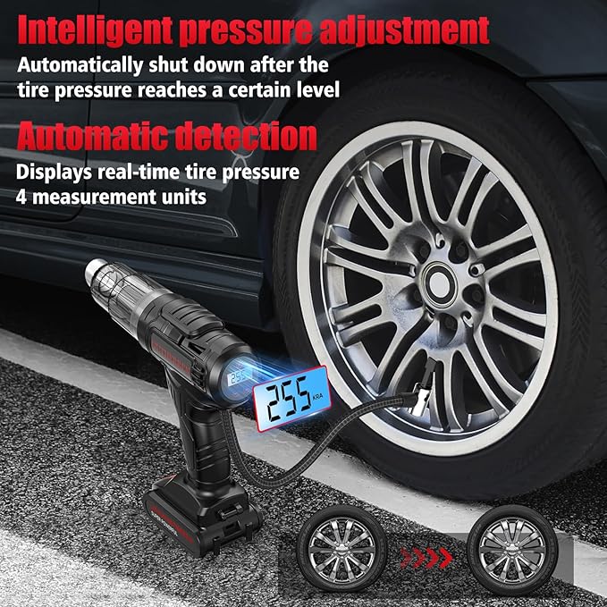 Car Vacuum Portable Cordless, 40,000Pa High Power Dust Buster, Rechargeable Battery Powered Vacuum Cleaners for Office,Home, Car, Pet Hair, Keyboard, Black