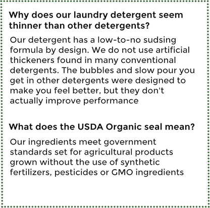 Rebel Green Laundry Detergent, Organic and Sulfate Free Hypoallergenic Laundry Soap, Pink Likal Scent, 64 Load Bottle