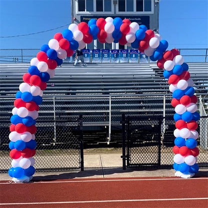 75 Pcs Red, White & Blue Balloons - 12 Inch Matte Red, Royal Blue, White Helium Latex Balloons for 4th of July, Memorial Day, Birthday, Baby Shower Parties