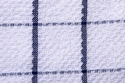 AMOUR INFINI Cotton Kitchen Dish Cloths Set of 8 – Highly Absorbent, Super Soft Premium Terry Cleaning Cloth (12"x12" Inch) Premium Dishcloths for Washing Dishes (Blue)