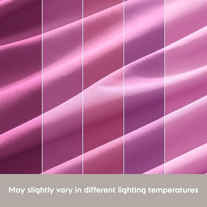 Nestl Full XL Sheet Set - Luxury 1800 Ultra-Soft Microfiber Full Extra Long Bed Sheets - Double Brushed - Deep Pockets - Easy Fit - 4 Piece Set - Bedding Sheets & Pillowcases (Full XL, Light Pink)