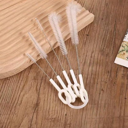 Bottle Cleaning BrushesStraw Cleaner Brush Extend, Long Straw Cleaner Brush Set, Straw Cleaner Brush Extend, 5 Set of Bottle Brush Flexible Cleaning Brushes Kitchen Nylon Multifunction