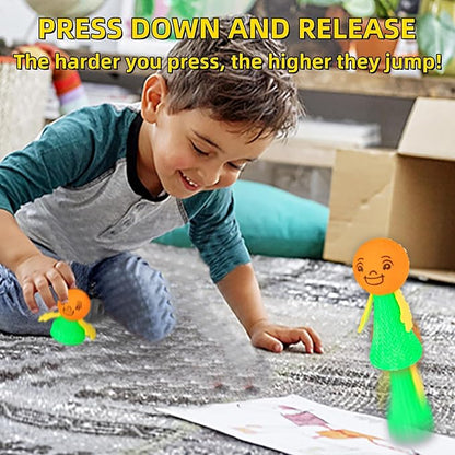 48Pcs Jumping Spring Rockets Launchers Fidget Emoticon Popper Toys for Kids Party Favors,Valentine Day Birthday Return Gifts,Goodie Bags Pinata Stuffers,Classroom Treasure Box Prizes Bulk