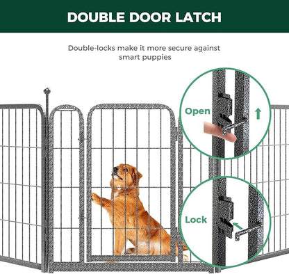 FXW Aster Dog Playpen Designed for Yard, 24inch 24 Panels