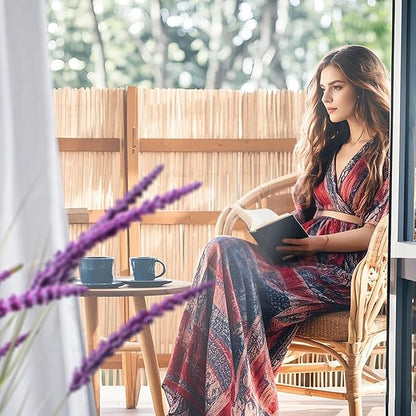 KOL 5ft 2-Pack Artificial Veronica Spiked Speedwell Grass, 59in Faux Tall Horsetail Grasses, Veronica Spicata, UV-Resistant Fake Plants for Indoor/Outdoor Décor, Home Office Wedding Centerpiece