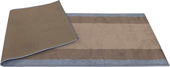 Washable Custom Size Runner Rug Brick Geometric Design Extra Long Runner Rugs for Hallways 26 Inch Wide x Pick Your Size by Feet Slip Skid Resistant Rubber Back (Brick Grey, 16 ft x 26 in)