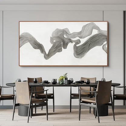 Abstract Wall Art Decor Large Wall Art for Living Room Abstrcat Canvas Art Wall Decor Modern Framed Wall Art Prints Abstrcat Art Artwork for Walls Decorations Bedroom Office Decor 29" X 58"