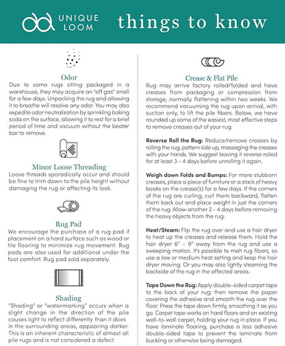 Unique Loom Solid Shag Collection Area Rug (2' 6" x 10' Runner, Cloud Gray)