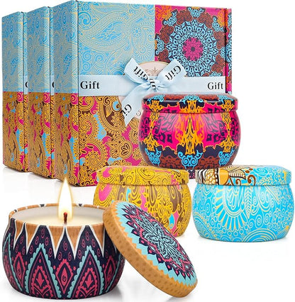 12 Pack Citronella Candles Outdoor - 52.8 Oz Soy Wax Candle Set, 360 Hour Long Lasting Scented Candles for Camping, Garden, Party
