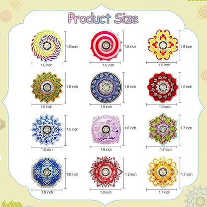 40 Pack Mini Fidget Spinner Toys Bulk Party Favors Easter Basket Goodie Bag Stuffers Gifts,Stress Relief Sensory Toys for Kids Teens Adults Autisms,Treasure Box Toy for Classroom Prizes Supplies