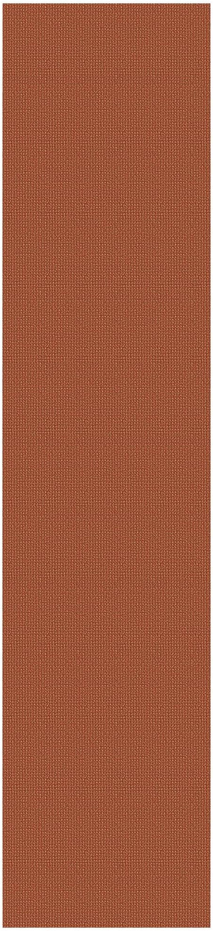 EARTHALL Runner Rug 3x12 Ft Washable Runners for Hallways Extra Long Woven Non Slip Entryway Runner Braided Kitchen Runner Indoor Outdoor Carpet Runners for Entryway, Hall, Foyers, Rustic Orange/Tan