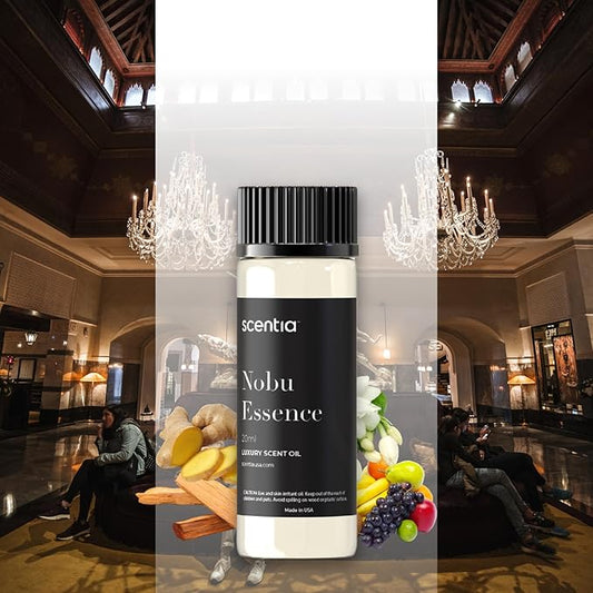 Scentia Hotel Diffuser Oil – Inspired by Nobu Hotels, Aromatherapy Fragrance Oil for Home, Office, Living Room - Thanksgiving & Holiday Gift (20 ml / 0.67 Fl Oz)