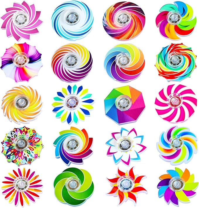 48 Pack Funny Fidget Spinner Toys Bulk Mini,Birthday Gifts Party Favors Supplies Goodie Bags Stuffers for Kids Adults,Sensory Toys for Boys Girls ADHD Stress Relief,Treasure Box Toy Classroom Prizes
