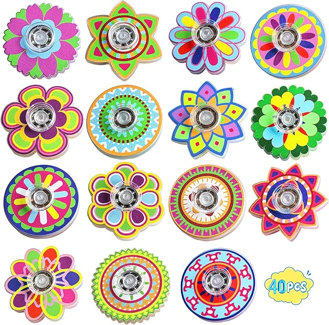 40 Pack Mini Fidget Toys for Spinner,Christmas Stocking Goodie Bag Stuffers Party Favors Gifts Sensory Toys for Kids Boys Girls Adults ADHD Stress Relief,Treasure Box Toy Classroom Prizes Supplies