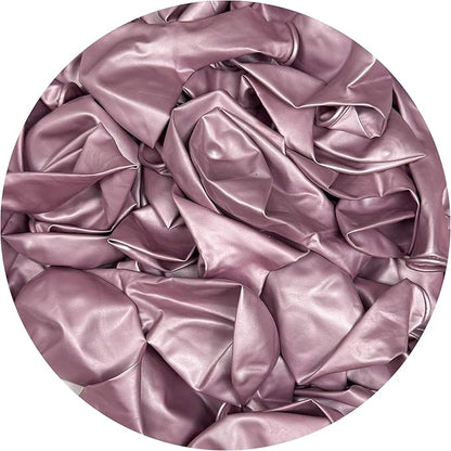 Metallic Pink Balloons 50 Pack, 12 Inch Chrome Pink Balloons For Birthdays, Weddings, Baby Showers, Holidays