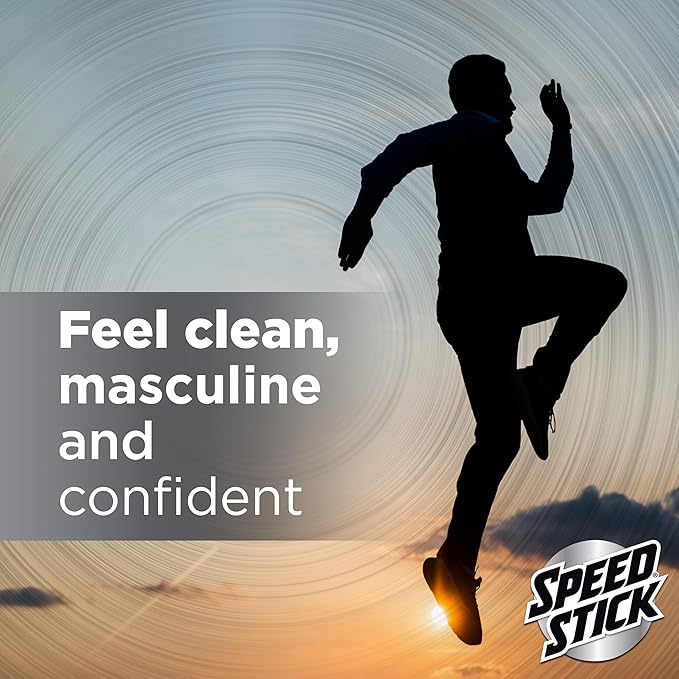 Speed Stick Men's Deodorant, Ocean Surf, 3 Ounce, 4 Pack, Packaging may Vary