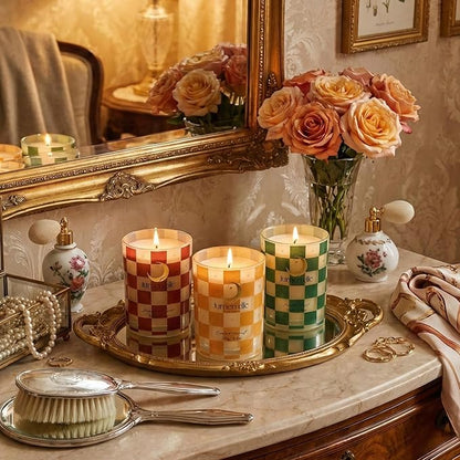 Winter Candle Gift Set for Women (2-Pack) - Gourmand, Fruity & Sweet Scented Soy Wax Candles, Clean Burning, Eco-Friendly, Cozy Home Decor Gift (8.8 oz Each) (Joyride Set No. 10)