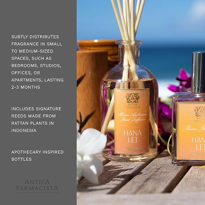 Antica Farmacista Home Ambiance Diffuser,Hana Lei,8.45 Fl Oz
