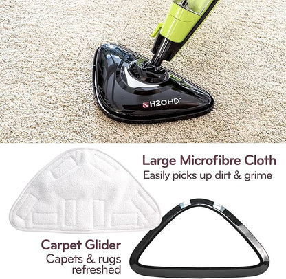 H2O HD 3-in-1 Steam Mop and Handheld Steam Cleaner For Floor Cleaning, Hardwood Floors, Grout Cleaner, Upholstery Cleaner, Tiles and Carpets