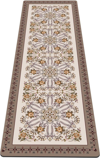 nuveti Yoga Mat Print Extra Thick TPE Non Slip Fitness Exercise Mat with Carrying Bag,72"x24" Extra Thick 6MM Exercise & Workout Mat for Yoga, Pilates Fitness and Floor Exercises