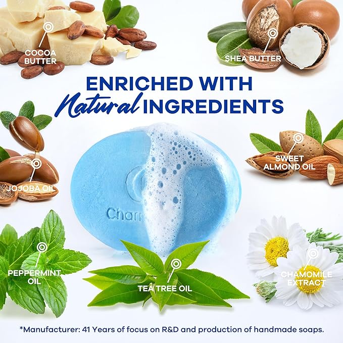 Antifungal Soap Bar for Itchy Skin: Helps Relieve Athletes Foot & Fungal Discomfort – Moisturizing pH-Balanced Gentle on Sensitive Skin for Body & Feet - 4.5 oz