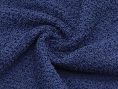 Cotton Grid Dish Cloths, Terry Cleaning Rags, 12 x 12 Inches, Light and Soft, Quick Drying Dish Rags, 8pc/Set (Blue Multi)