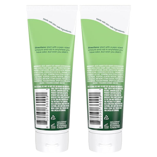 Lume Whole Body Deodorant - Invisible Cream Tube - 72 Hour Odor Control - Doctor Developed - Aluminum Free, Baking Soda Free and Skin Loving - 3.0 Ounce, (Pack of 2) (Fresh Alpine)
