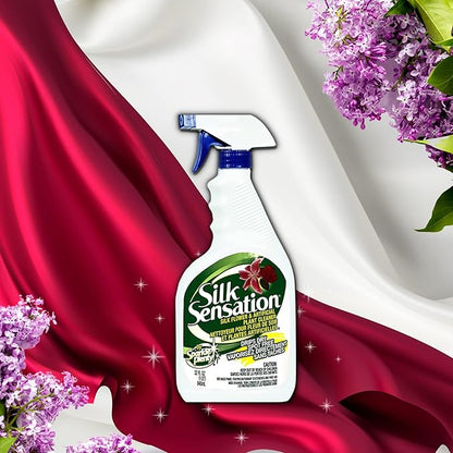 Sparkle Plenty Silk Sensation Cleaning Solutions Bundle - Sparkle Plenty Chandelier Cleaner Drip Dry Spray No Wipe & Silk Plant Cleaner Spray No Wipe - Artificial Plants & Flowers Spray Away Cleaner