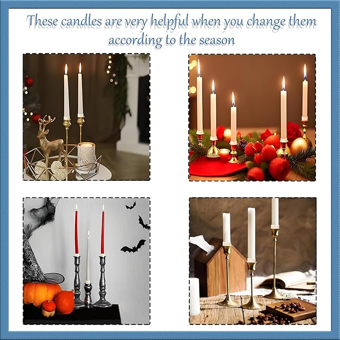 Silicone Candle Holder Base Stabiliser 40pcsCandle Ring Gripper Wishing Rubber Washer Candlestick Silicone Ring Non-Slip.for Taper Candles and Candle Cups.Weddings and Home Decor Gifts.(White)
