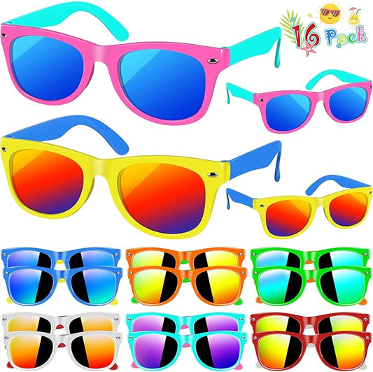 Kids Sunglasses Bulk,24Pack Kids Sunglasses with UV400 Protection,Kids Sunglasses Party Favors,for Boys Girls Age 3-8