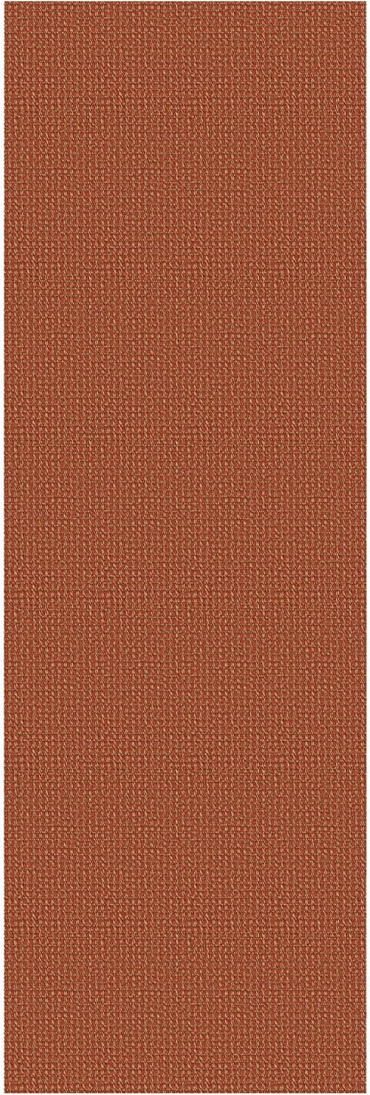 EARTHALL Woven Runner Rug 2x6 Ft Washable Runners for Hallways Cotton Non Slip Rubber Backed Kitchen Runner Braided Indoor Floor Carpet for Entryway, Hallway, Kitchen, Bedroom, Rustic Orange/Tan