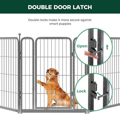 FXW Aster Dog Playpen Designed for Yard, 32inch 32 Panels