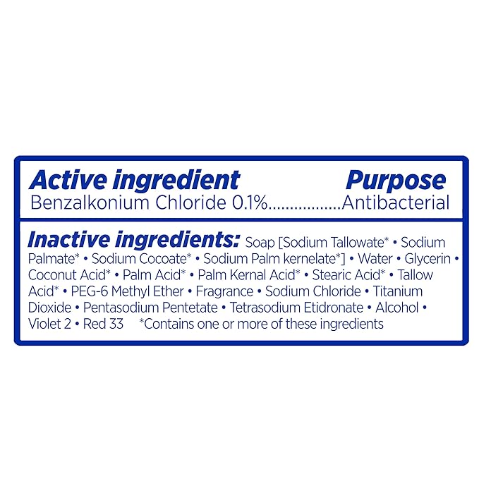 Dial Antibacterial Deodorant Bar Soap, Calm & Soothe Lavender & Twilight Jasmine Scent, 4 Oz, 32 Bars, Dermatologist Tested, With Clean Rinse Technology