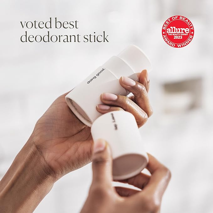 evolvetogether Aluminum Free Natural Deodorant for Women & Men | Geranium & Jasmine | Neutralizes Odors, Soothes Skin | Vegan, Cruelty-Free, Baking Soda Free | Made in USA (Taormina, 1.69 Oz)