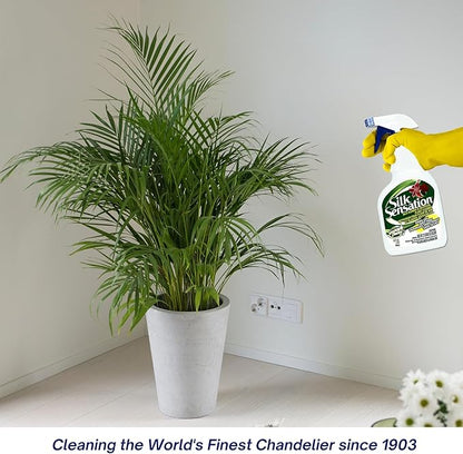 Sparkle Plenty Silk Sensation Artificial Flower & Plant Leaf Cleaner and Shine, Fake Flower Dusting Spray, Silk Plant Cleaner Spray, Drip Dry Cleaning Supplies for Artificial Tree (1 Gallon)