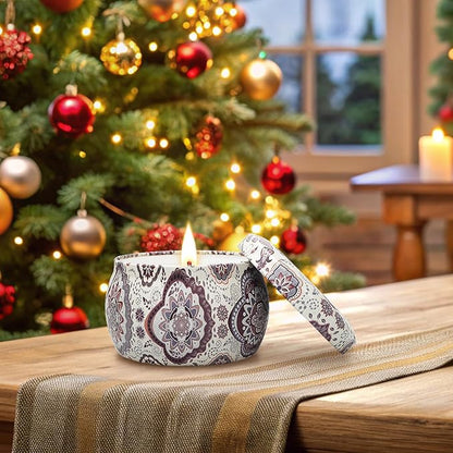 Scented Candle Gifts for Women, 4 Pack 4.4 oz Aromatherapy Candles, Stocking Stuffers for Women, Stress Relief Gifts for Girlfriend, Teacher, Mom, Anniversary, Birthday, Christmas Gift