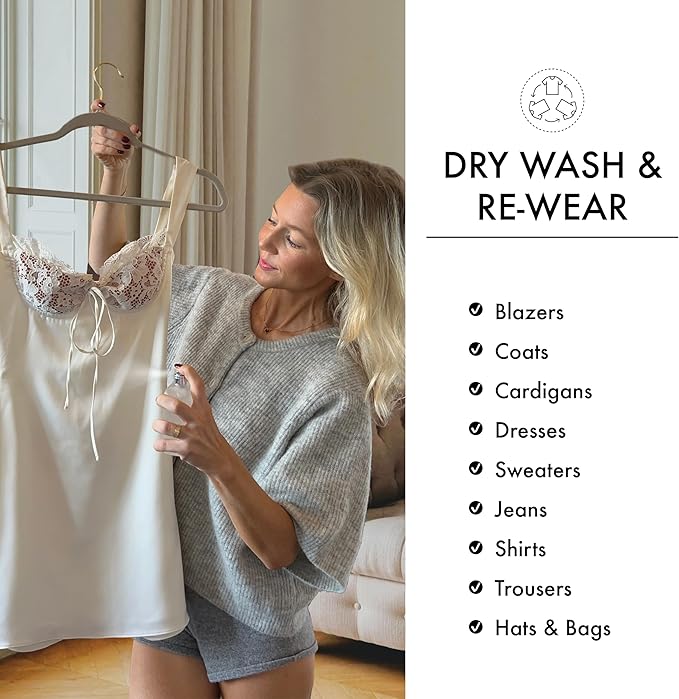 byMATTER Another Day Clothes Refresher Spray – Fabric Freshener, Luxury Perfume, Dry Wash Mist For All Clothing Types, Plant Based, Odour Eliminating, Linen Spray for Clothes (100ml / 3.4 Fl Oz)