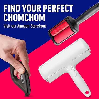 ChomChom Roller & Detailer Bundle - Pet Hair Remover and Reusable Lint Roller - ChomChom Cat and Dog Hair Remover for Furniture, Couch, Carpet, Clothing and Bedding - Multi-Surface Fur Removal Tool