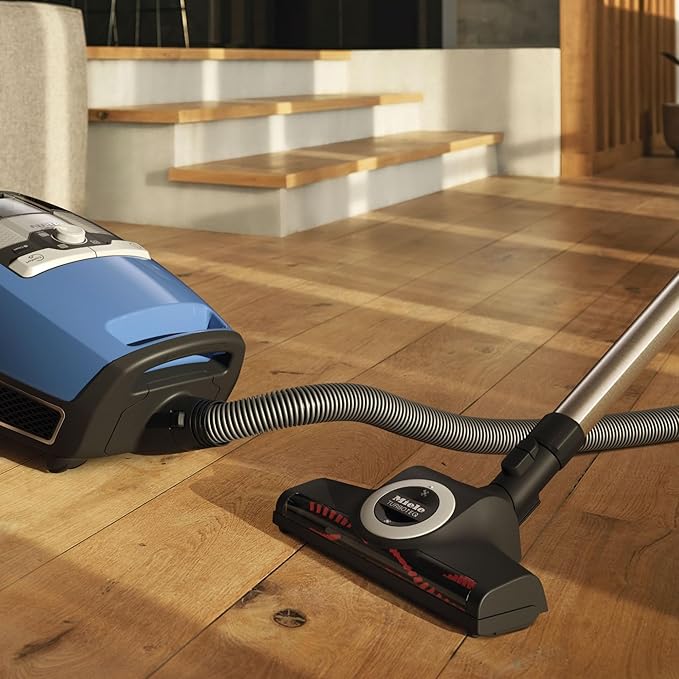 Miele Blizzard CX1 Turbo Team Bagless Canister Vacuum, Tech Blue - Portable, Household