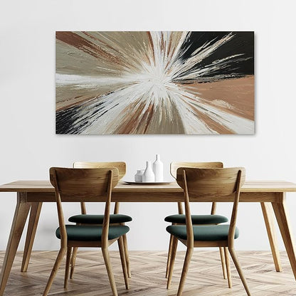 Canvas Wall Art Decor Abstract Canvas Art Wall Decor Black and White Wall Art Wall Art Pictures for Living Room Modern Abstract Wall Art Prints Artwork for Walls Bedroom Office Decor 24" X 48"