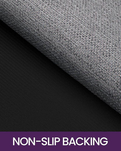 DEXI Hallway Runner Rug 2'4''x8', Non Slip Rubber Backed Runners Carpet, Ultra Thin Entryway Rugs Indoor for Kitchen Hallway Entrance Bedroom, Grey