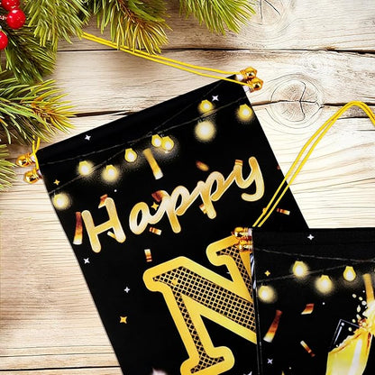 Upgraded, Ideal New Years Eve Party Supplies 2026, 300D Premium New Year Banner 2026, Large 71x12in (with 2pcs Golden hanging rod) Classic Design, HQ Fabric, HD Printing, Perfect for NYE Decorations