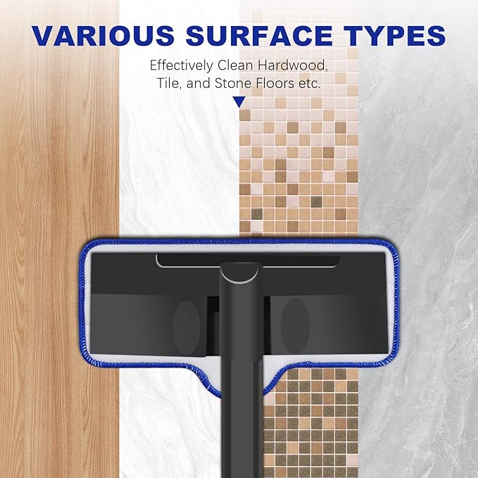 Steam Mop Pads Fit for Dupray Neat Steam Cleaner - Washable and Reusable Replacement Mop Pads Accessories for Multi-Surface Floor (12Pack)