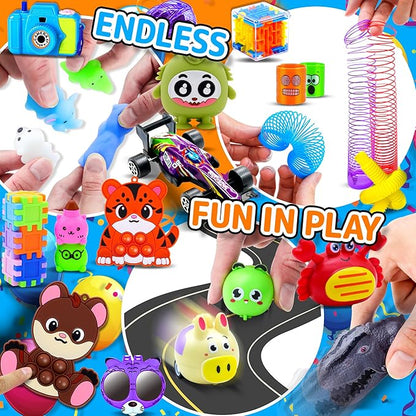 2000 PCS Party Favors for Kids,Bulk Fidget Toys,Goodie Bags Stuffers, Treasure Box Toy for Classroom Prizes, Birthday Gifts, Stocking Pinata Filler Stuffers